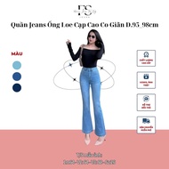 JD2022 High Quality Flared Women's Jeans High Waist Stretch D.95-98cm, Leg 23-25cm, Super Sharp, Hac