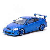 Tarmac Works T64R-TL022-BL 1/64 Honda Integra TYPE R DC5 Custom Blue Metallic Diecast Scale Model Ca
