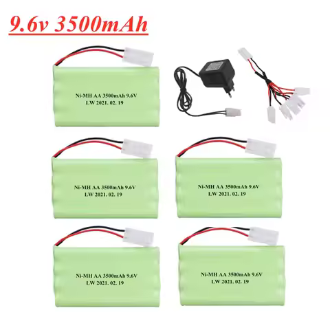 9.6V 3500mAh NI-MH battery for RC toys Car Tanks Trains Robot Boat Gun tools 9.6v 3000mah mimh batte