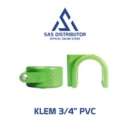 3/ 4" inch HARD PVC Pipe Clamp 3/ Pipe Clamp 4" 0.75 inch Pipe Clamp/ 3/4 inch Clamp Pipe Clamp/