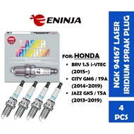 【READY STOCK】NGK 94167 Laser Iridium Spark Plug For Honda City GM6 T9A / Honda Jazz GK5 T5A/ Honda B