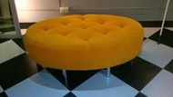 直購$3000 訂製沙發九成新 橘黃色 長120公分 x 寬75公分