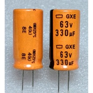 Nippon Chemi-con GXE 330uf 63v 125 capacitor