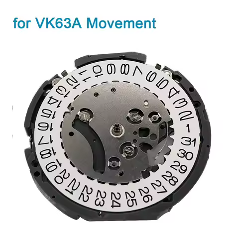 Single Calendar VK63 Watch Movement Repair Tool Replacement for VK63A Quartz Movement
