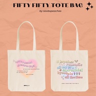 FIFTY FIFTY TOTE BAG