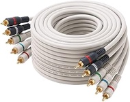 Component Video Cable - 12 Ft RCA Cable - DVD Cables To Connect To The TV - Component Cables - 5 RCA