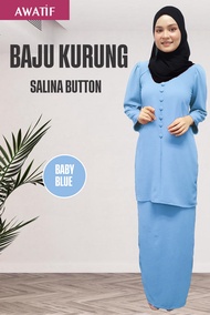 Baju Kurung Salina Button Baju Kurung Moden  Murah Baju Kurung Modern 2024 Special Offer Baju Raya