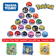 Pokemon 20รุ่น6.8ซม. Pokémon Mini PokeBall และ2-3ซม. ภาพเคลื่อนไหว Action Figure เด็ก Interactive Play House ของเล่นของขวัญ