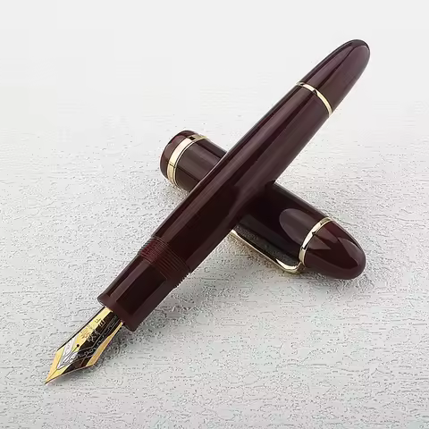 Jinhao X159 #8 Extra Fine / Fine / Medium Nib Fountain Pen, Black Acrylic Big Size Writing Pen
