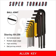 69-256 1.5mm-10mm Stanley Ball Joint Allen Key Ball Head Allen Wrench Set Allen Key Wrenches AllenKe