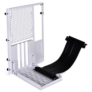 LIAN LI  PC-O11D Mini Vertical GPU Bracket, 3.0 PCI-E Riser, White / 1yr Wty O11DM-1W