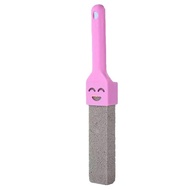 YU Pumice Stone Toilet Bowl Clean Brush with Handle Pumice Scouring Pad Pumice