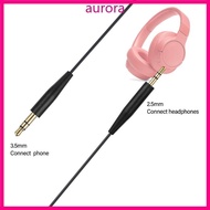 Aur Stable Transmission Noise Cancelling Wire for TUNE700BT 750BTNC Earphones 3 5mm to 2 5mm Wire 55
