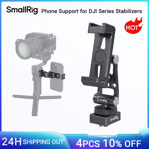 SmallRig Phone Support for DJI Stabilizers, Adjustment Phone Mount Adapter for DJI RS3/RS 3 Pro/RS 3