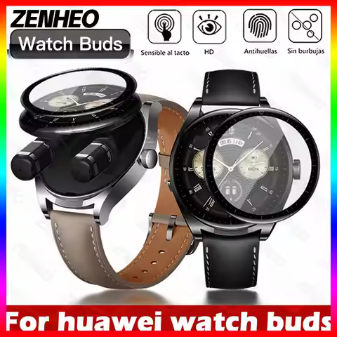 3D Curved Watch Protector Film For Huawei Watch Buds, Screen Protective Film Not Temepered Glass For