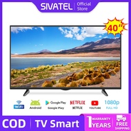 Sivatel TV Smart Android 40inch FHD Ready Televisi Murah Promo-Netflix/YouTube-WiFi/HDMI