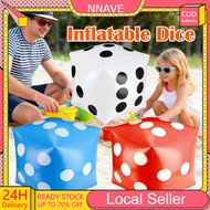 30CM Giant Inflatable Dice Funny Large Dice Balloon Dice Blow-Up Cube Big Dice Toy for indoor and ou