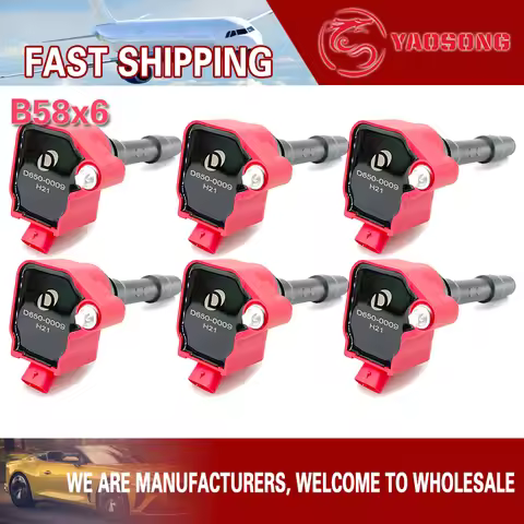 UF750 HIGH ENERGY RED IGNITION COIL FOR BMW 230i 330i 340i 430i 440i 530i 540i 740e X1 X3 X5 X6 X7 M