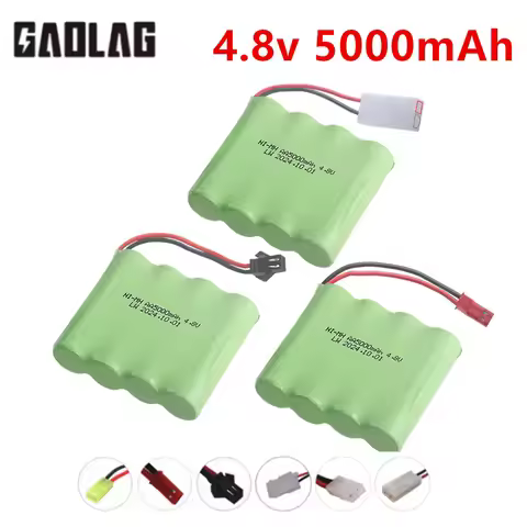 4.8V 5000mah NiMH AA Battery For Rc toys Cars Tank Robot Boats Guns M model Ni-MH AA 4.8V Rechargeab