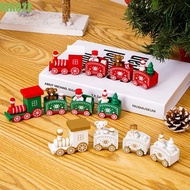 KIKO2E Train Christmas Ornament Plastic Creative Children's Toys For Home Xmas Gifts Home Decoration