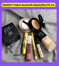 Diskon Paket Make Up Maybelline Satu Set - Paket Kecantikan Maybelline Super Kumplit - Bedak Tabur M