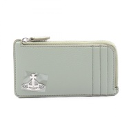 【二手】Vivienne Westwood)零錢包，Orb 設計，5402000HWS000DM402，綠色皮革，卡包，女士，全新