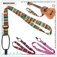 MAGICIAN1 Guitar Strap, Adjustable Polyester Guitar Belts, Musical Instrument Part Ethnic Style Ukulele Strap Guitar
