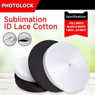 Blank Sublimatable Cotton ID Lanyard 3/4inch 1inch Plain for Custom Logo Printing