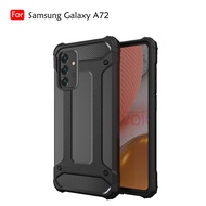 Carristo Samsung Galaxy A72 Rugged Armor Protection Case Cover Hard Phone Mobile Casing Shockproof H