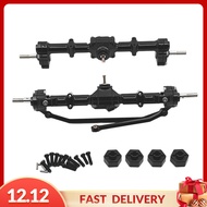 Pezhong ชุดเพลาล้อหน้า1:12ด้านหน้าและด้านหลังสะพานด้านหลังสำหรับรถงานอดิเรก MN168