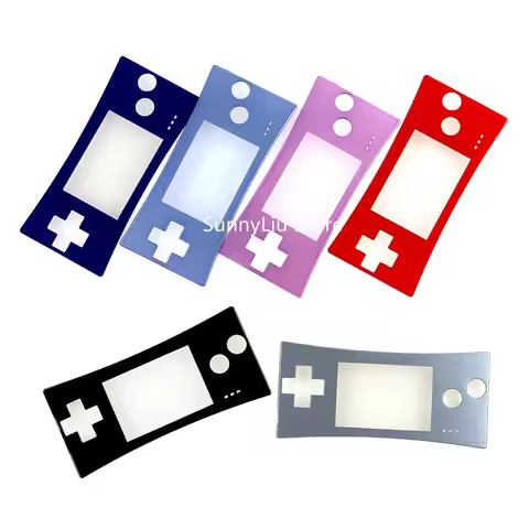 Replacement Front Faceplate Cover for GBM GameBoy Micro System Front shell Case cover For GameBoy Mi