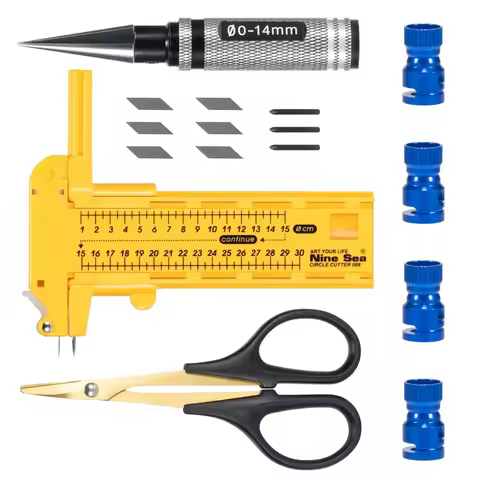RC Car Magnetic Body Posts Marker Kit 0-14mm Reamer Curve Scissors Circle Cutter for Drilling Hole C
