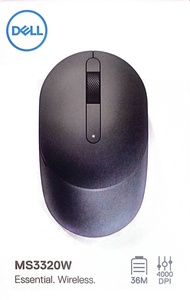 Dell Mobile Wireless Mouse เม้าส์ไร้สาย รุ่น MS3320W 2.4GHz รองรับ Bluetooth 5.0 ของแท้+ประกันศูนย์