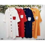 JUMBO LINEN TUNIC FL 226 JUSTSUNDAY 120