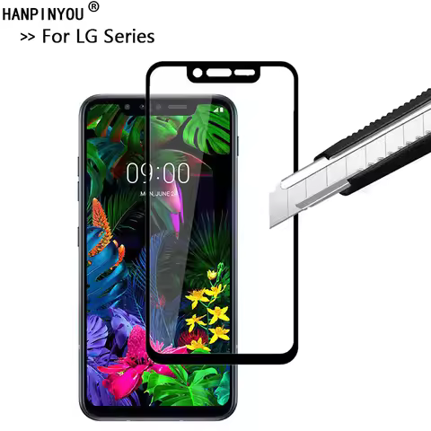 For LG G8S G8 G8X G7 G6 V50S V50 V40 ThinQ 5G V30 V20 Q7 K50 k51S 9H 2.5D Full Cover Tempered Glass 
