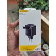 Adapter GaN 65Watt Travel Essager Charger Head/ (Includes Type C)