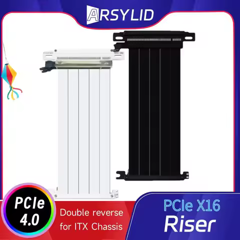 PCIe 4.0 X16 Riser Graphics Card Extension Adapter PCI-e 4.0 3.0 for ITX Chassis K39 A39 A1 D19 D21 