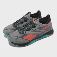 Reebok 訓練鞋 Nano X2 TR Adventure 灰 橘 綠 女鞋 健身 穩定 運動鞋 GY8905