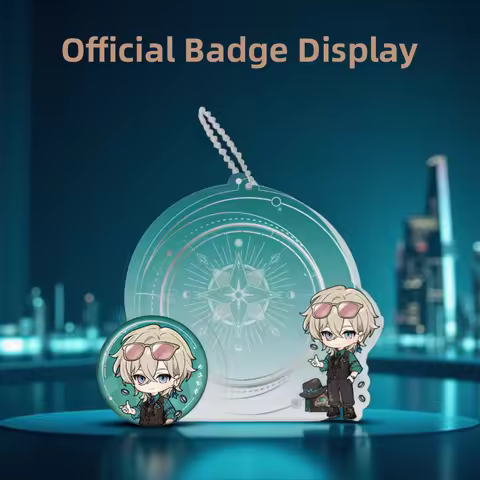Sunsyea Honkai Star Rail Official Merch miHoYo Original Authentic Theme Series Badge Display Acrylic