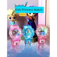 jam boboiboy jam boboiboy original Elsa Ice Princess Luminous Watch Music Luminous Watch 3-8 Years O