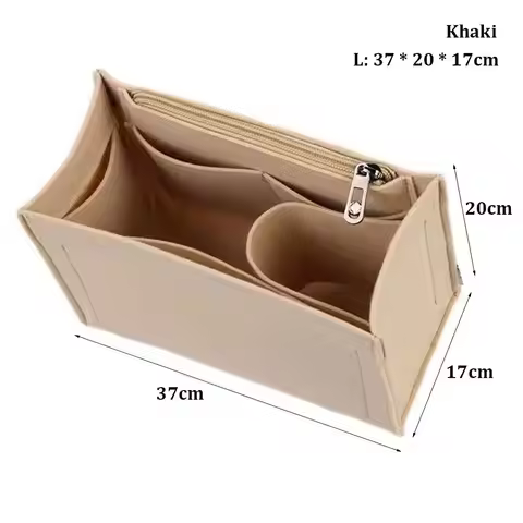 High-quality Felt Handbag Insert Bag Bag Support Organization Purse Liner Portable Storage Internal 