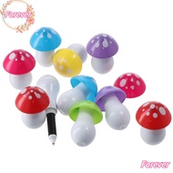 FOREVER Mushroom Ballpoint Pen, Bule Ink 30Pcs Ball Pen, Retractable Journaling