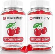 ▶$1 Shop Coupon◀  Tart Cherry Gummies – Uric Acid Cleanse Tart Cherry Extract Gummies, Non-GMO, Uric