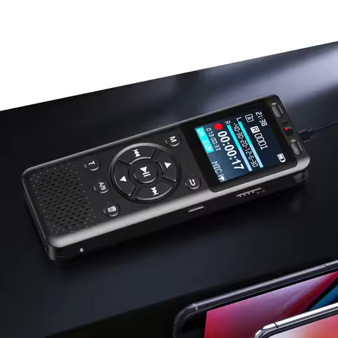 8GB/16GB Digital Voice Recorder Voice Activated Sound Recorder with Playback Recording Pen Noise Red