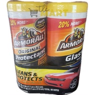 Armor all Protectant and Glass Wipes