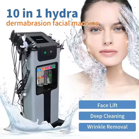10In1 Aqua Peeling Lift Skin Bubble Moisturizer Oxygen Machine Skin Equipment Care Cleansing Facial 