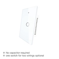 MOES ZigBee Wall Touch Smart Light Switch With Neutral/No Neutral No Capacitor Smart Life/Tuya Works