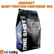 One Shot Nutrition Whey Protein Performa 1Kg Tri-Protein Complex Sports Recovery Muscle Building Wei