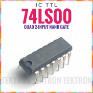 IC TTL 74LS00 7400 Quad 2 Input NAND Gate Texas ST National Hitachi