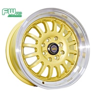 New Sport Rim 15 inch 7jj 8x100-114.3 One Set 4pcs